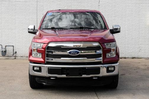 Red 2015 Ford F-150 Lariat