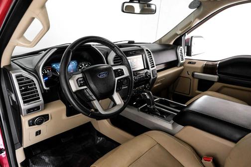 Red 2015 Ford F-150 Lariat