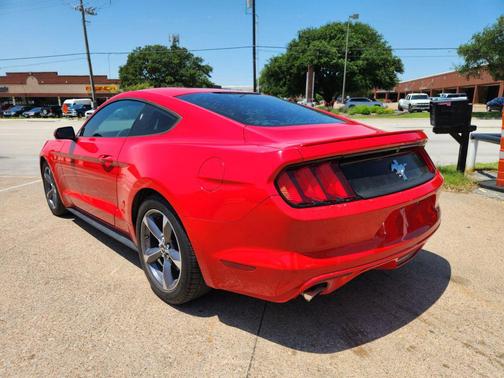 Red 2015 Ford Mustang V6