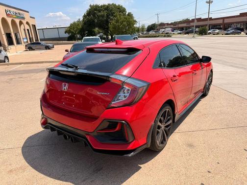 Red 2020 Honda Civic Sport