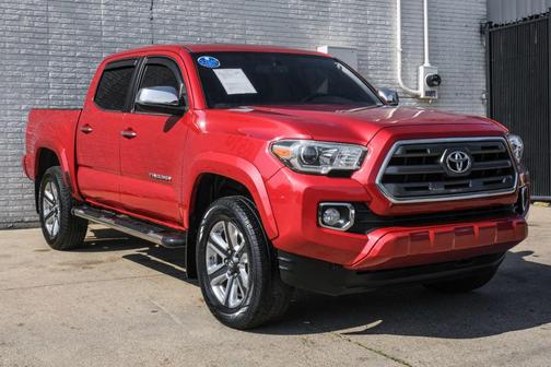 Red 2016 Toyota Tacoma Limited