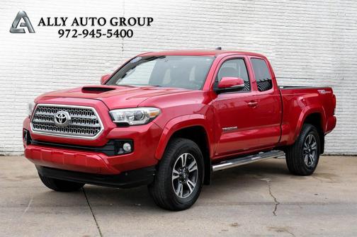 Red 2016 Toyota Tacoma TRD Sport