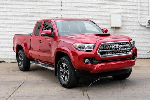 Red 2016 Toyota Tacoma TRD Sport