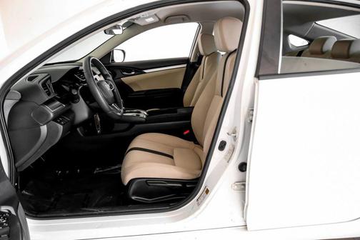 White 2021 Honda Civic LX