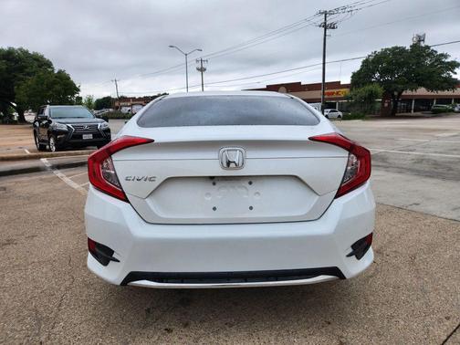 White 2021 Honda Civic LX