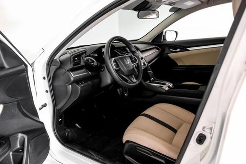 White 2021 Honda Civic LX