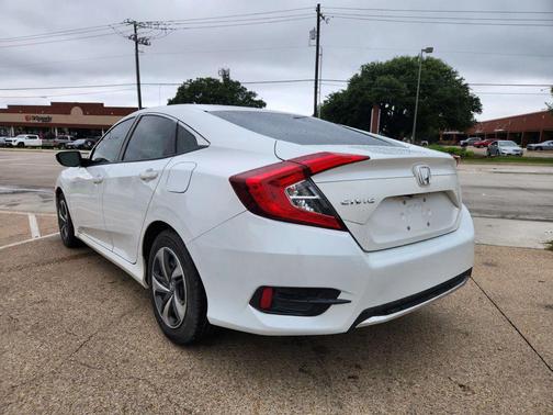 White 2021 Honda Civic LX