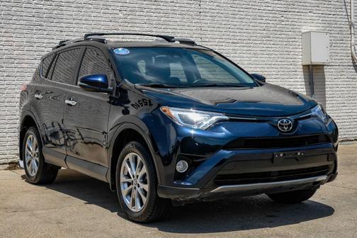 Blue 2018 Toyota RAV4 Limited