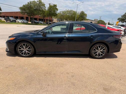 Blue 2021 Toyota Camry XLE