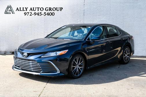 Blue 2021 Toyota Camry XLE