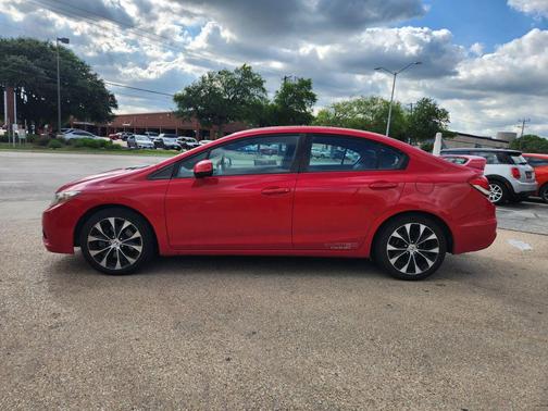 Red 2013 Honda Civic Si