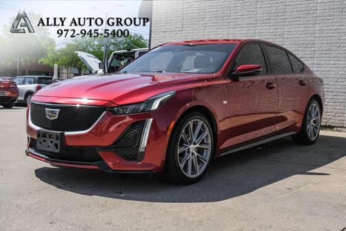 Red 2022 Cadillac CT5 Sport