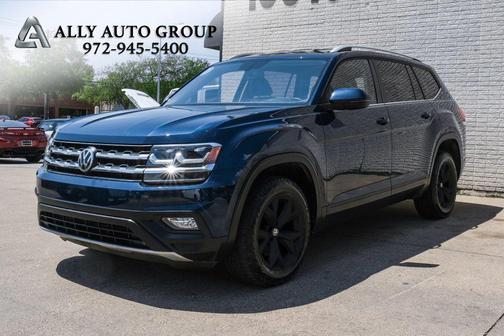 Blue 2019 Volkswagen Atlas 3.6L SE