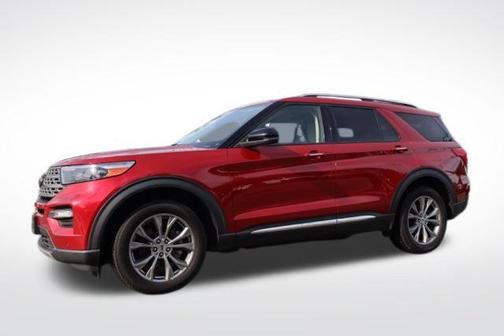 Red Metallic 2022 Ford Explorer Base
