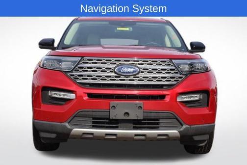 Red Metallic 2022 Ford Explorer Base