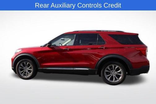 Red Metallic 2022 Ford Explorer Base