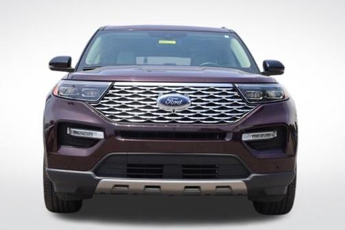 Red Metallic 2022 Ford Explorer Platinum