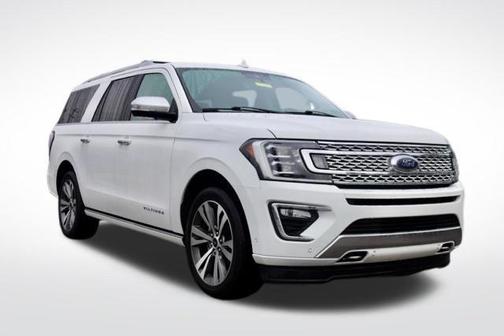 Star White Metallic Tri-Coat 2020 Ford Expedition Max Platinum