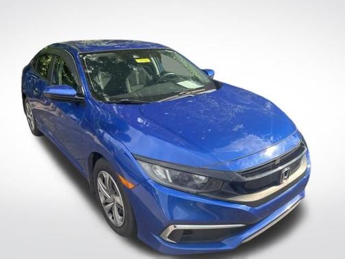 Aegean Blue Metallic 2019 Honda Civic LX