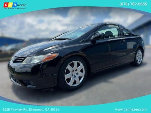 Black 2007 Honda Civic LX