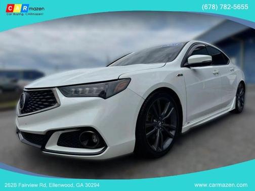 White 2018 Acura TLX V6 A-Spec