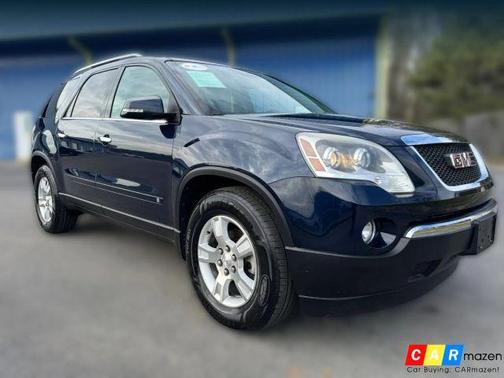 Blue 2009 GMC Acadia SLT