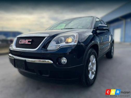 Blue 2009 GMC Acadia SLT