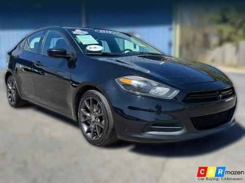 Black 2016 Dodge Dart SE
