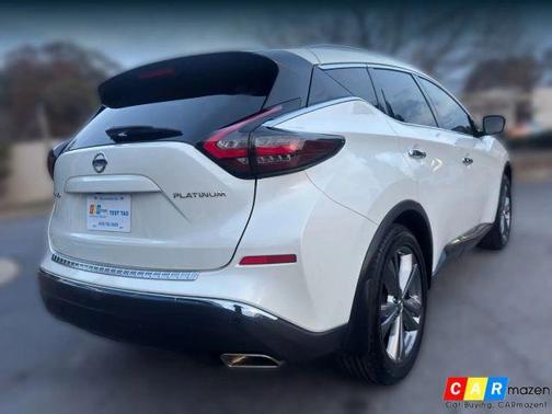 White 2019 Nissan Murano Platinum