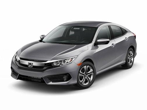 Black 2016 Honda Civic LX