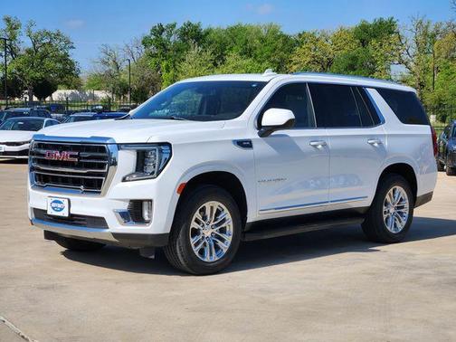 Summit White 2022 GMC Yukon SLT
