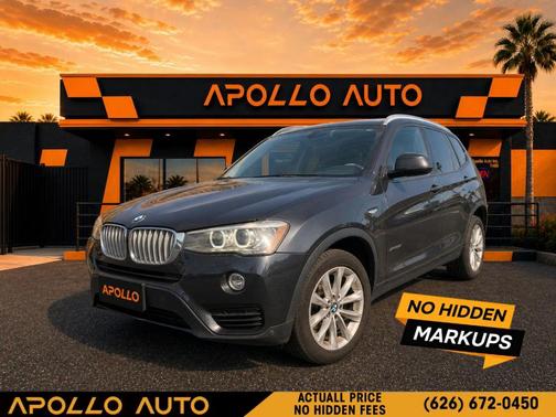 Black 2016 BMW X3 xDrive28i