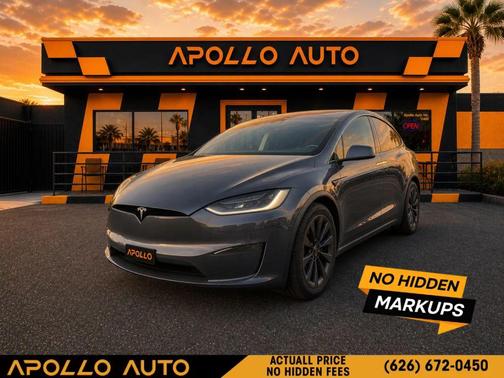 Gray 2022 Tesla Model X Dual Motor All-Wheel Drive
