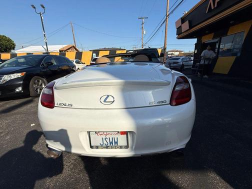 White 2008 Lexus SC 430 Base