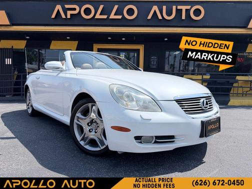 White 2008 Lexus SC 430 Base