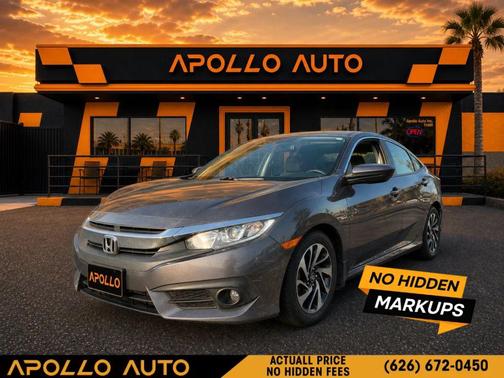 Gray 2016 Honda Civic EX