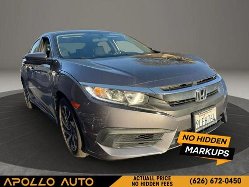 Gray 2016 Honda Civic EX