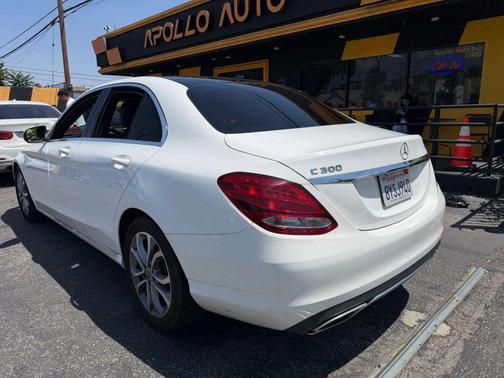 White 2018 Mercedes-Benz C-Class C 300 Sedan 4D