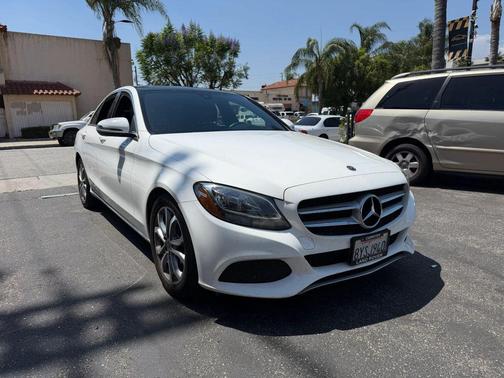White 2018 Mercedes-Benz C-Class C 300 Sedan 4D