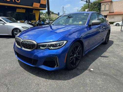 Blue 2021 BMW M340 M340i Sedan 4D