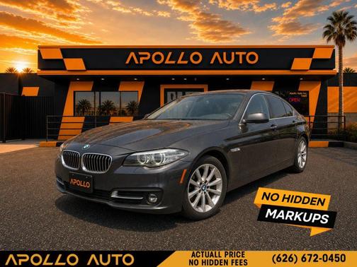 Gray 2015 BMW 535 535i Sedan 4D