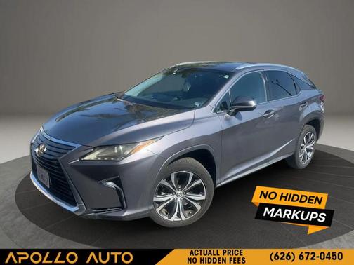 Gray 2018 Lexus RX 350 F Sport