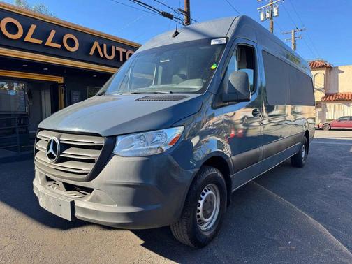 Blue 2019 Mercedes-Benz Sprinter 2500 High Roof w/170  WB Van 3D