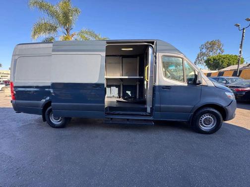 Blue 2019 Mercedes-Benz Sprinter 2500 High Roof w/170  WB Van 3D