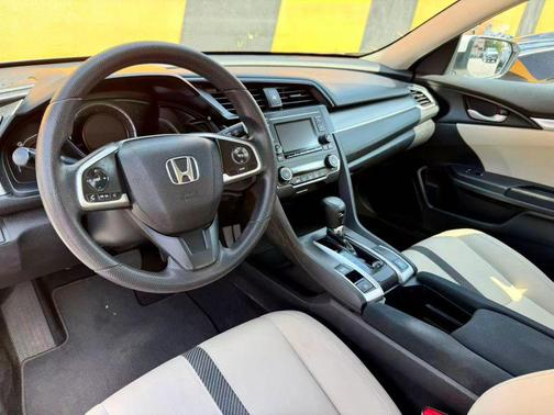 White 2018 Honda Civic LX
