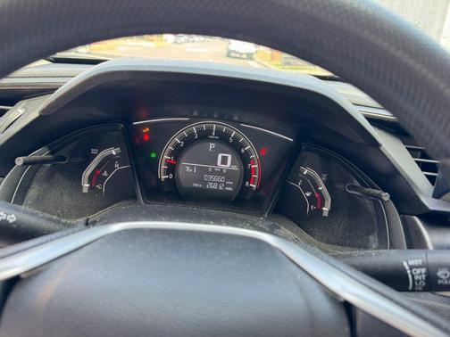 White 2018 Honda Civic LX