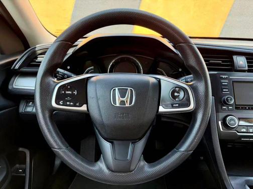 White 2018 Honda Civic LX