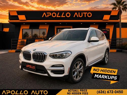 White 2020 BMW X3 xDrive30i