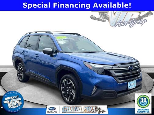 Daybreak Blue Pearl 2025 Subaru Forester Premium Hybrid