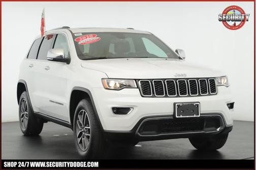 Bright White Clearcoat 2020 Jeep Grand Cherokee Limited